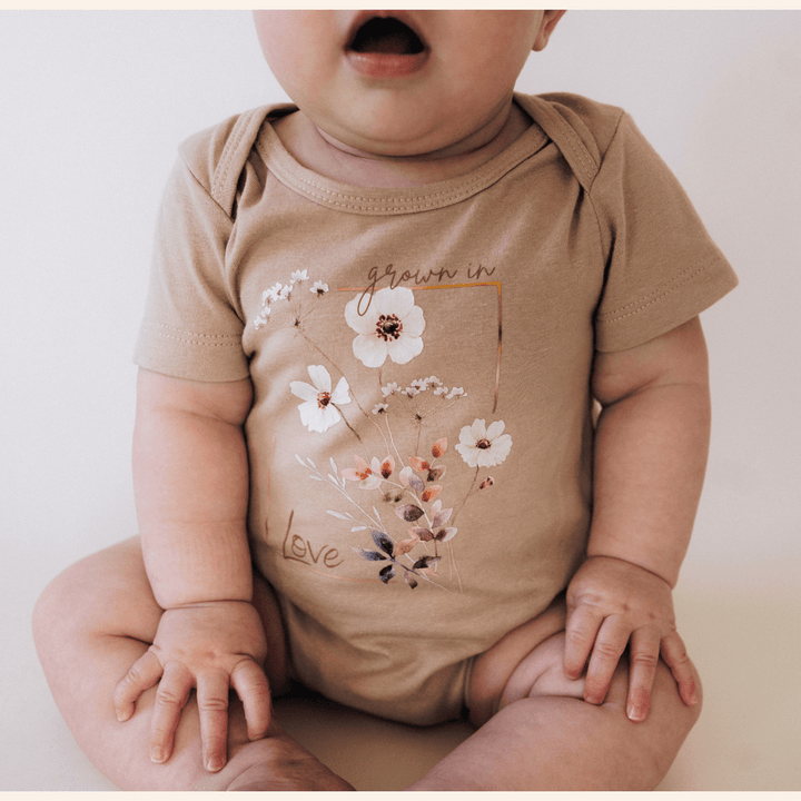 Grown In Love Onesie - Infant - HAHA MAMA Clothing