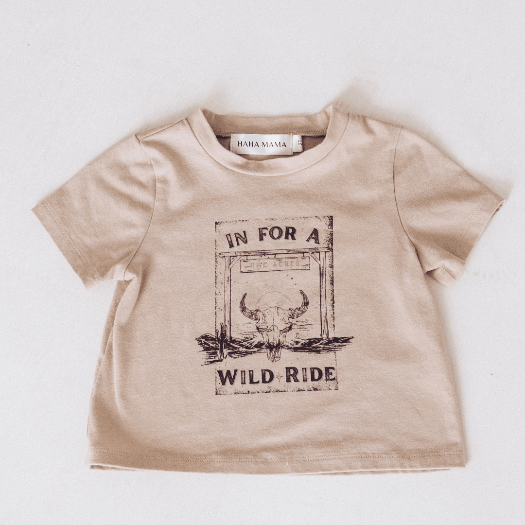In For A Wild Ride T-Shirt - Child - HAHA MAMA Clothing