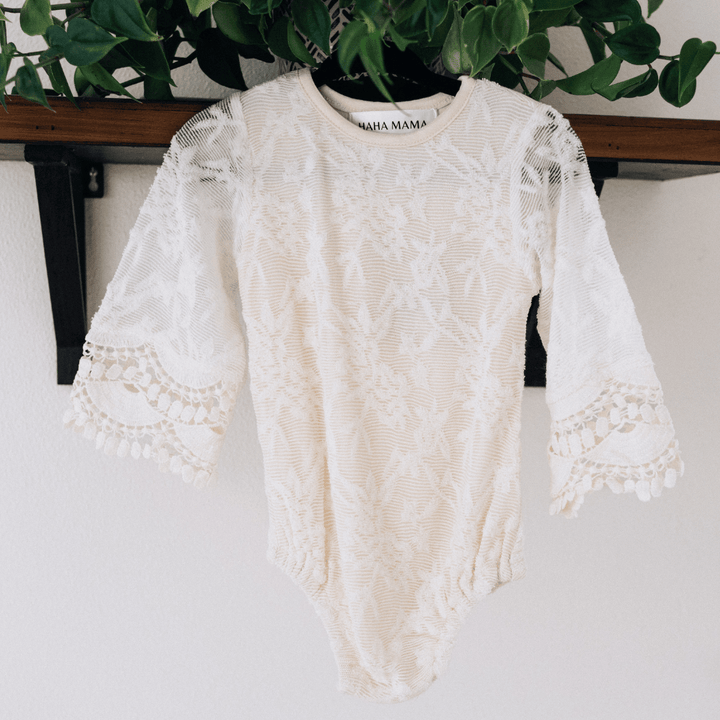 Ivory Lace Mommy & Me Dress - Infant - HAHA MAMA Clothing