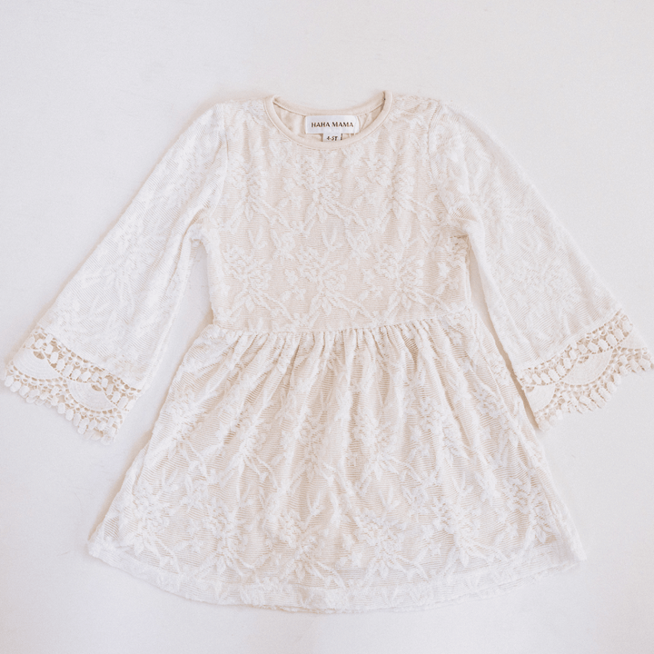 Ivory Lace Mommy & Me Dress - Child - HAHA MAMA Clothing