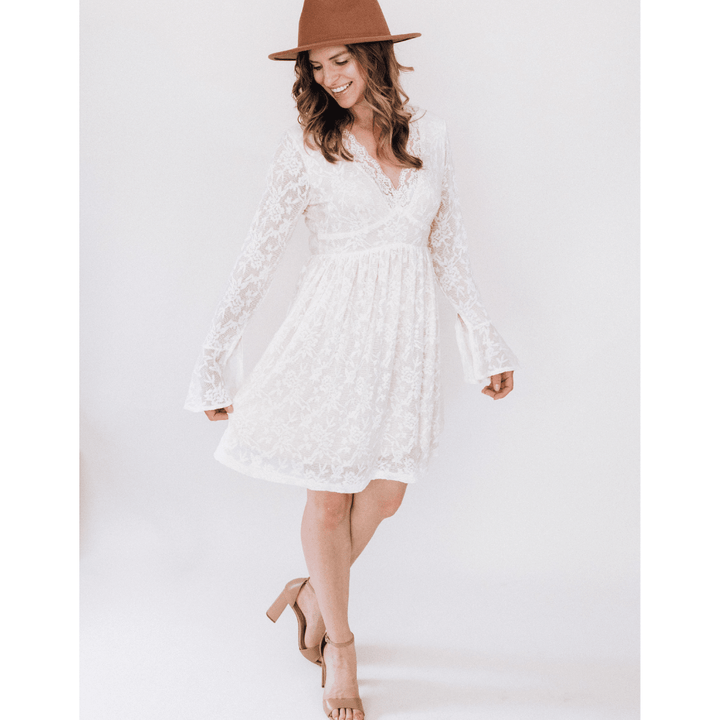 Ivory Lace Mommy & Me Dresses - HAHA MAMA Clothing