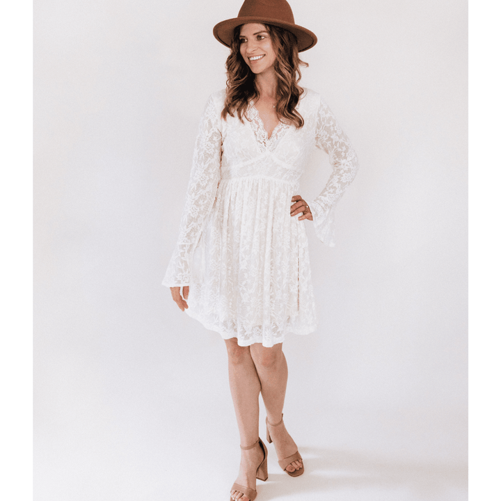 Ivory Lace Mommy & Me Dresses - HAHA MAMA Clothing