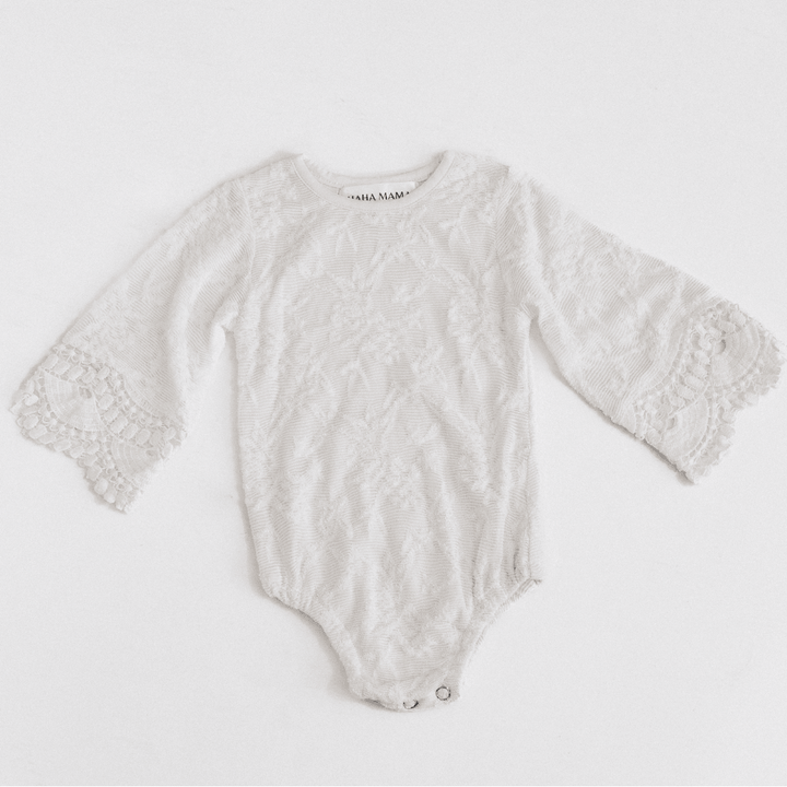 Ivory Lace Mommy & Me Dress - Infant - HAHA MAMA Clothing