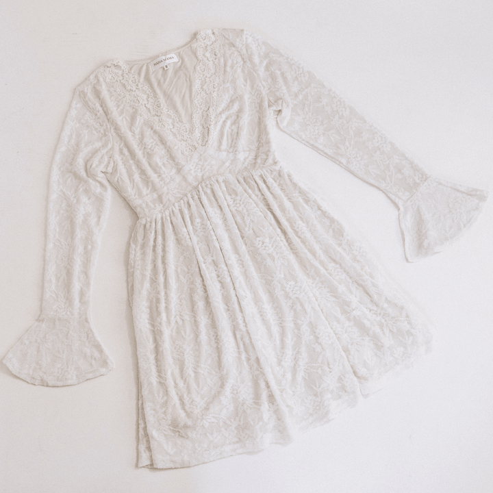 Ivory Lace Mommy & Me Dress - Women - HAHA MAMA Clothing