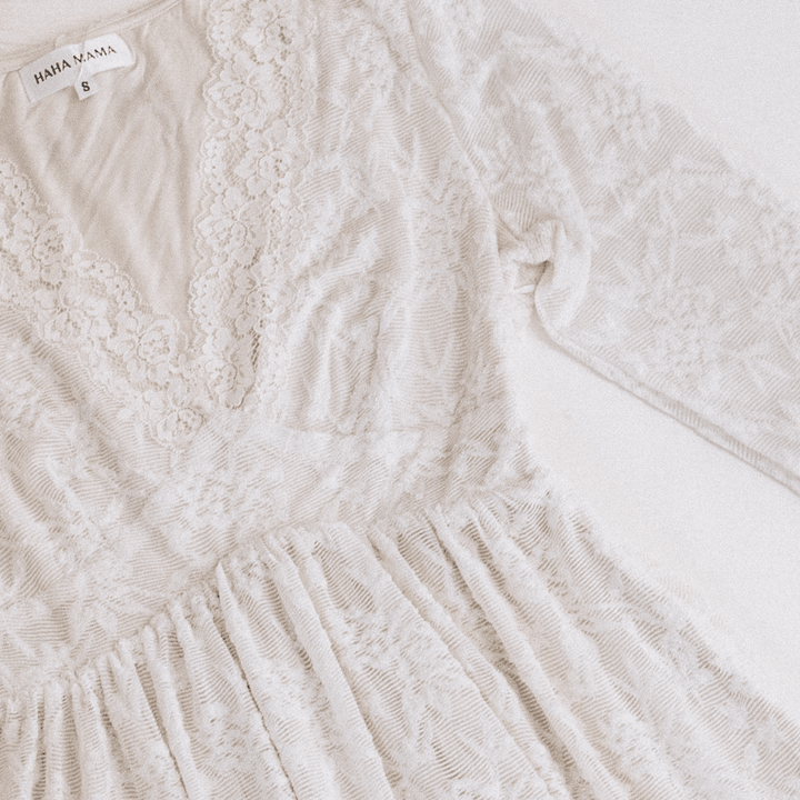 Ivory Lace Mommy & Me Dress - Women - HAHA MAMA Clothing