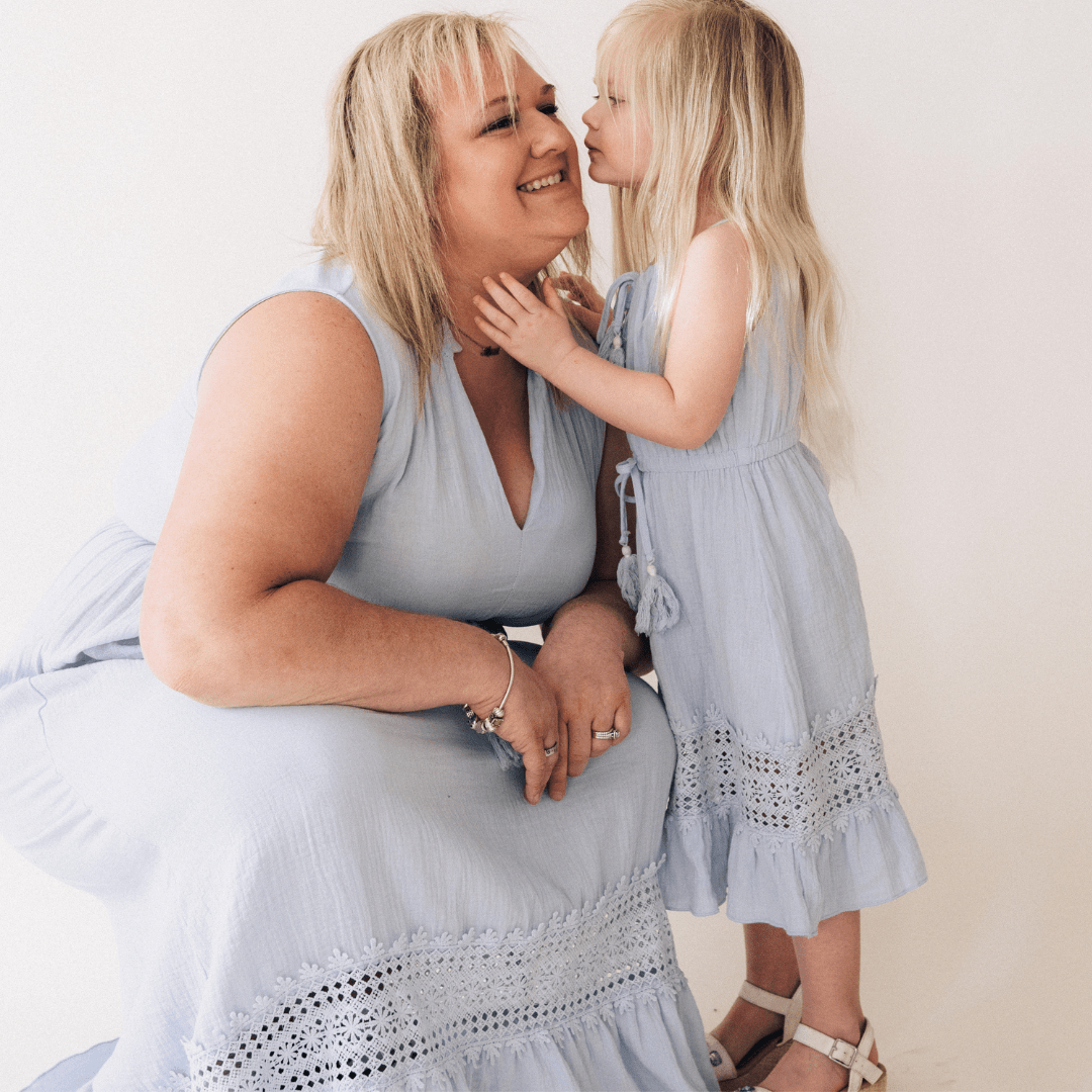 Lace Cutout Mommy & Me Dress - Women - HAHA MAMA Clothing