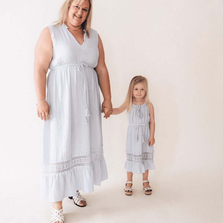 Lace Cutout Mommy & Me Dress - Women - HAHA MAMA Clothing