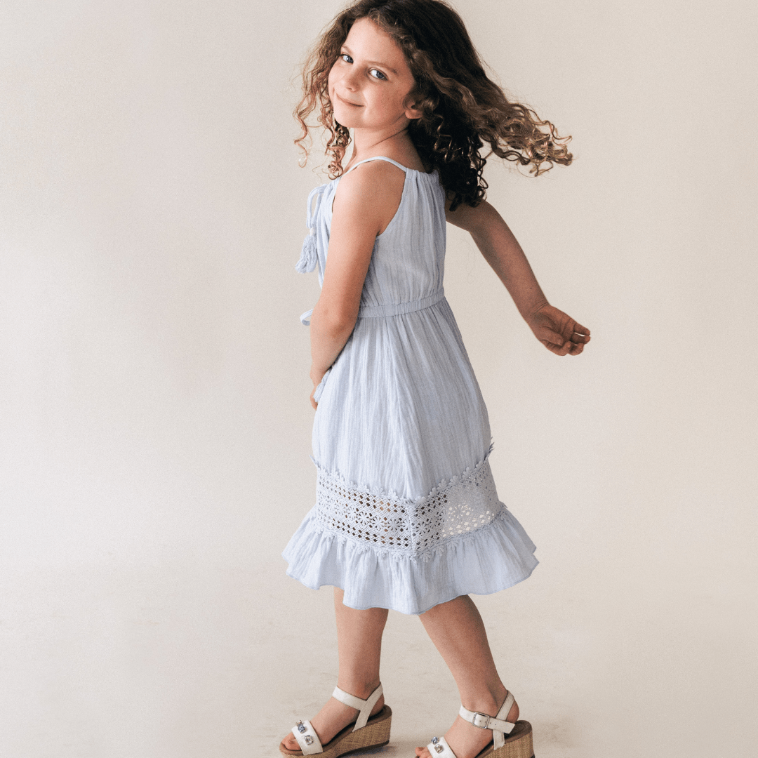 Lace Cutout Mommy & Me Dress - Child - HAHA MAMA Clothing