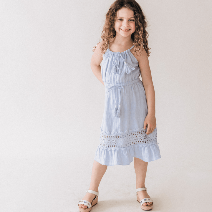 Lace Cutout Mommy & Me Dress - Child - HAHA MAMA Clothing