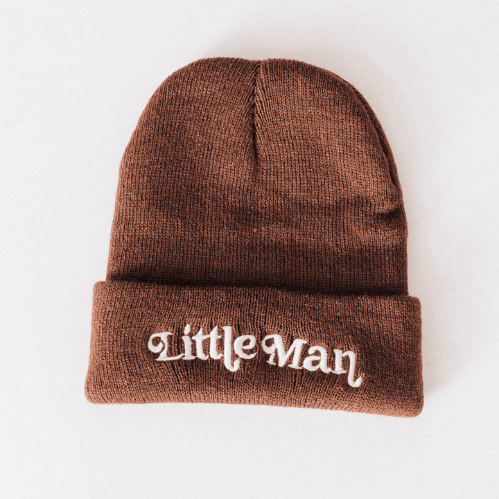 Matching Mommy & Me Beanies- Dark Brown - HAHA MAMA Clothing