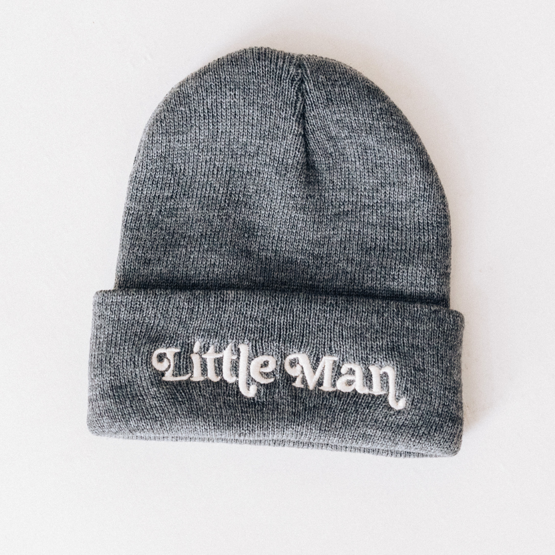 Matching Mommy & Me Beanies- Dark Gray