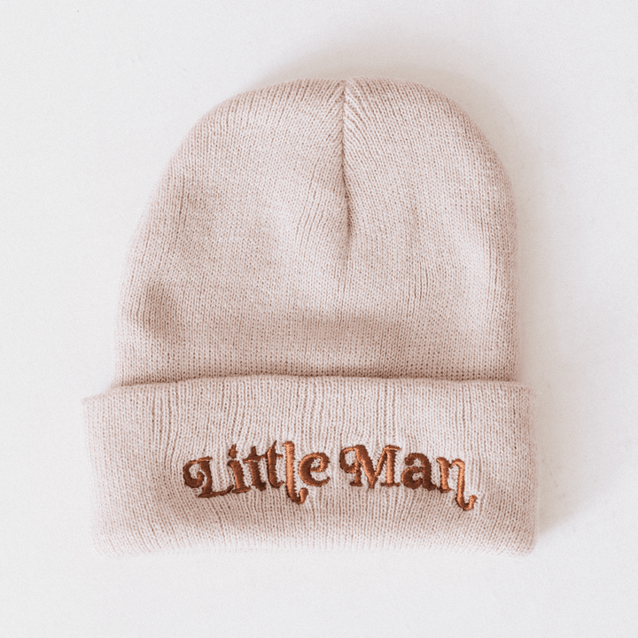 Matching Mommy & Me Beanies - Light Beige - HAHA MAMA Clothing