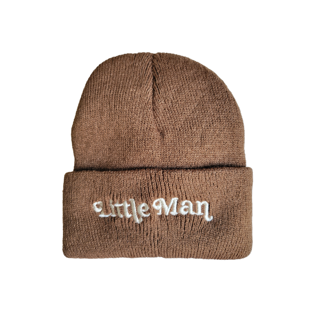 Matching Mommy & Me Beanies- Dark Brown