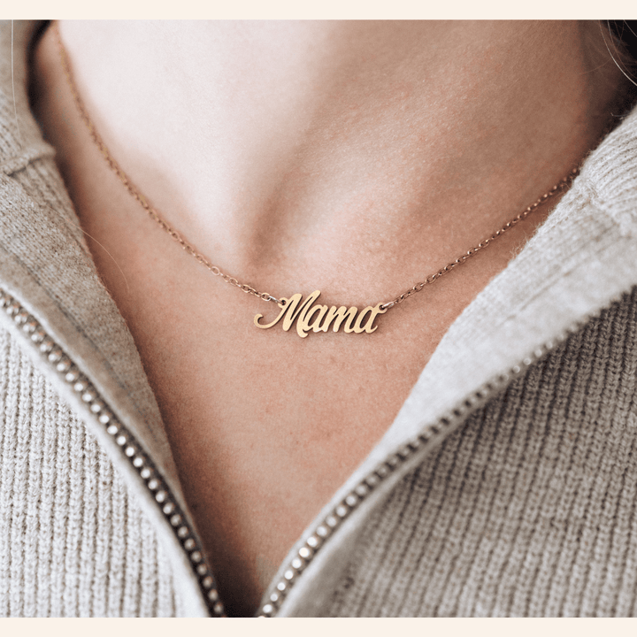 Dainty Mama Necklace - HAHA MAMA Clothing