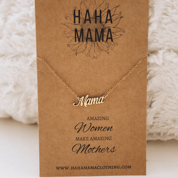Dainty Mama Necklace - HAHA MAMA Clothing