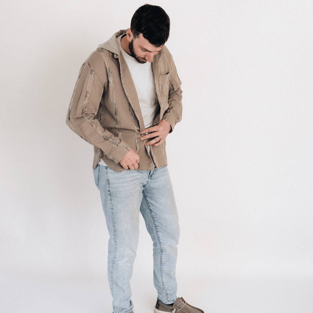 Hooded Embroidered Shirts - Adult - HAHA MAMA Clothing