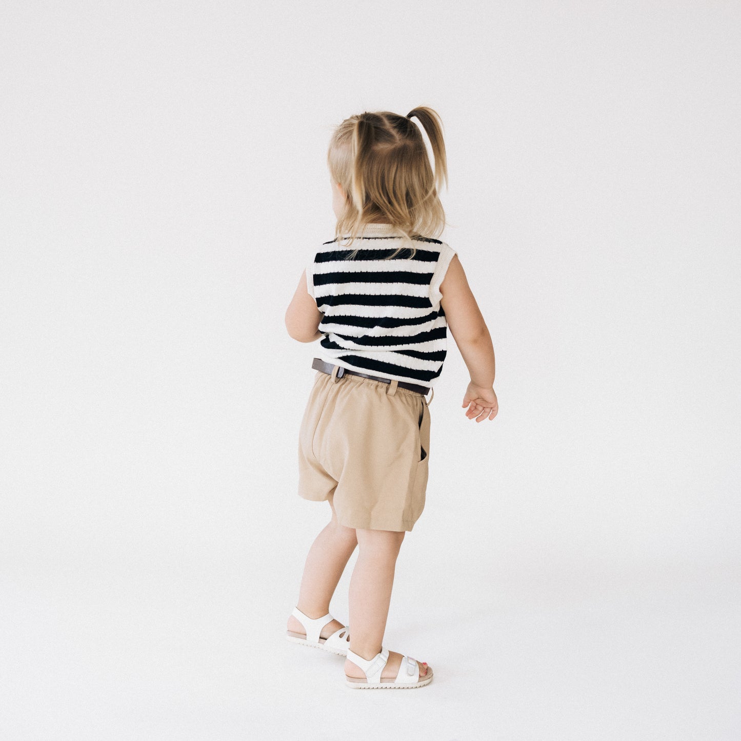 Striped Top & Shorts 3 Piece Set- Child