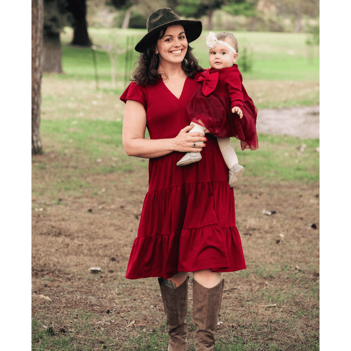 Mommy & Me Holiday Dresses - HAHA MAMA Clothing