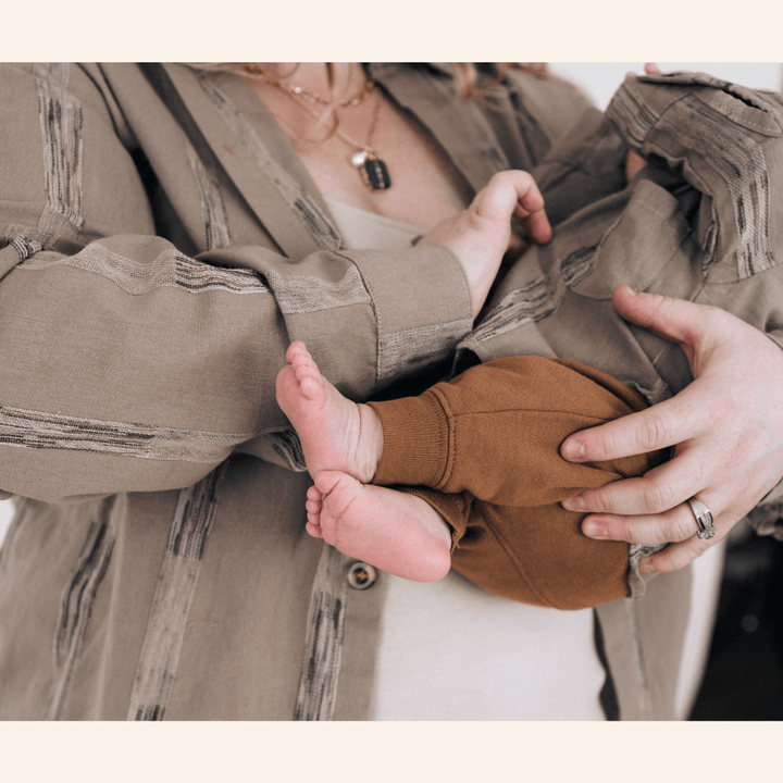 Hooded Embroidered Shirts - Infant - HAHA MAMA Clothing