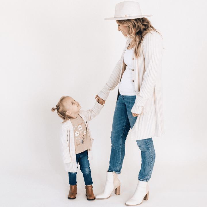 Button Down Cardigans Mommy & Me - HAHA MAMA Clothing