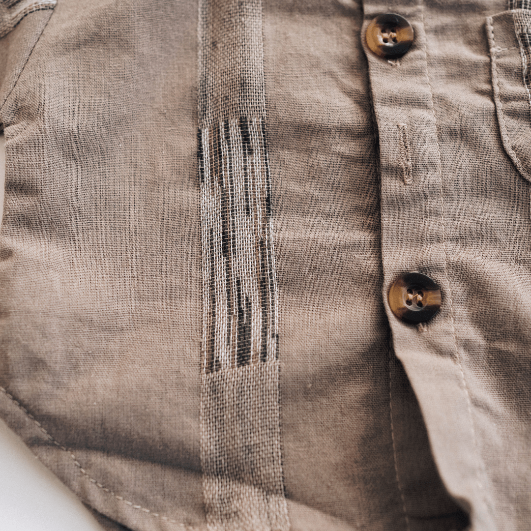 Hooded Embroidered Shirts - Infant - HAHA MAMA Clothing