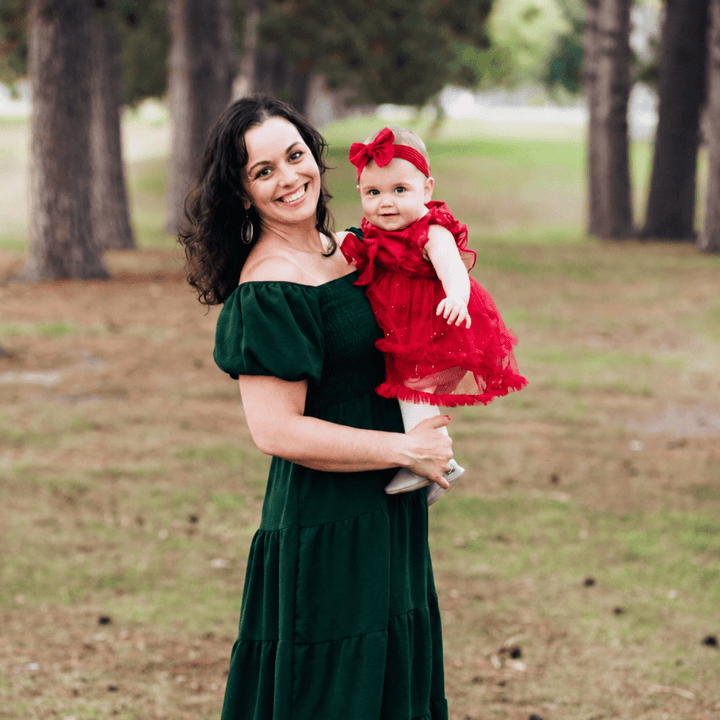 Baby Toddler Christmas Holiday Sparkle Tulle Dress - Girl's - HAHA MAMA Clothing
