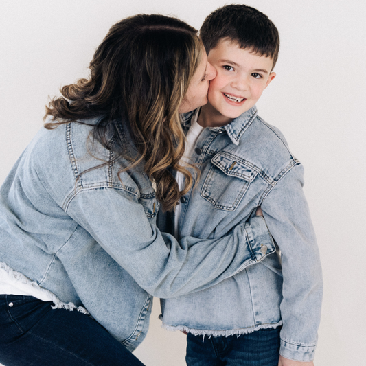 Mommy and Son Matching Denim Jackets