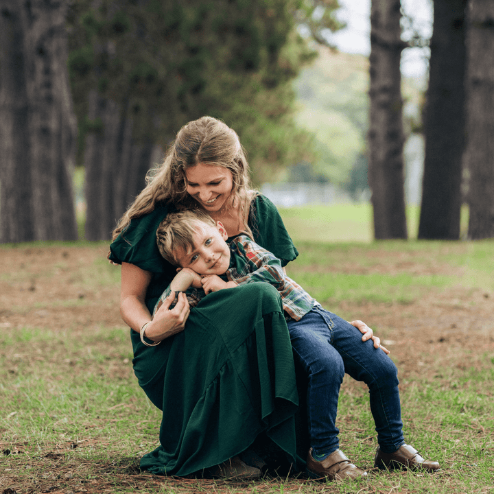 Mommy & Son Matching Elegant Holiday Outfits - HAHA MAMA Clothing