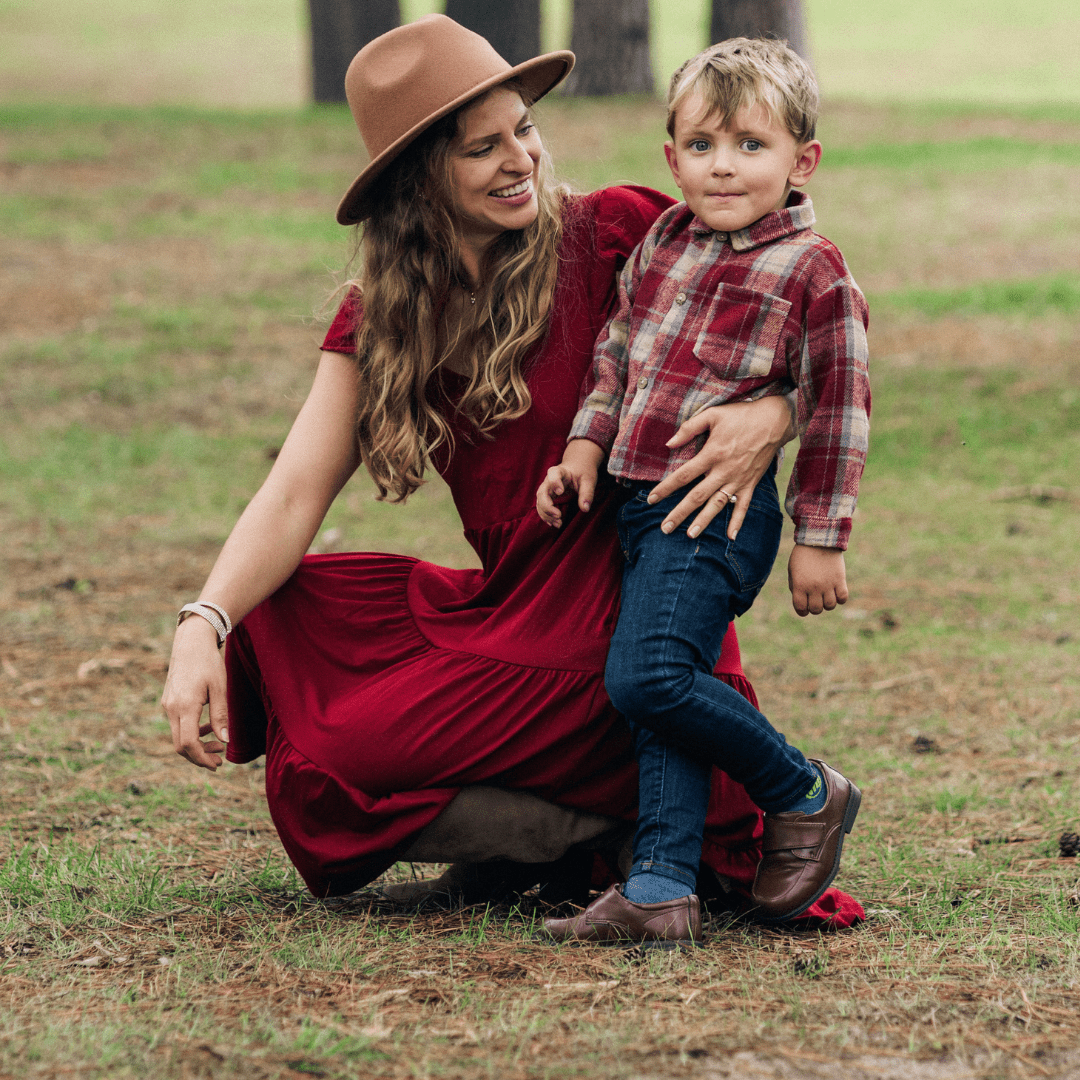 Mommy & Son Matching Holiday Outfits - HAHA MAMA Clothing