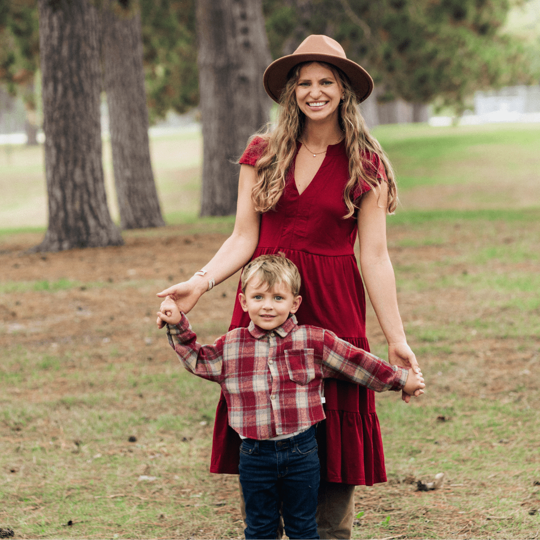 Mommy & Son Matching Holiday Outfits - HAHA MAMA Clothing