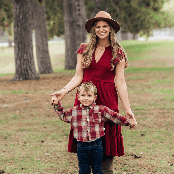 Mommy & Son Matching Holiday Outfits - HAHA MAMA Clothing
