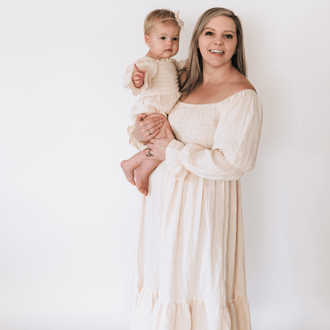 Muslin Puffed Sleeve Mommy & Me Dress - Women - HAHA MAMA Clothing