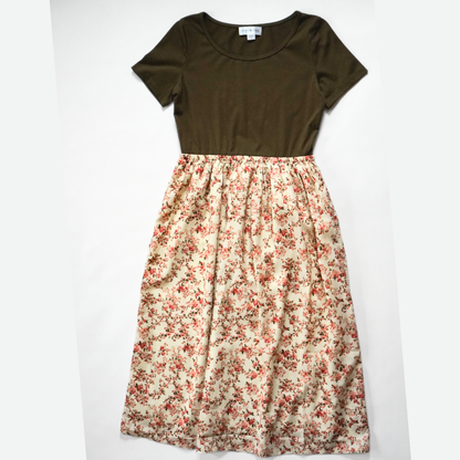 Olive Green Floral - Women