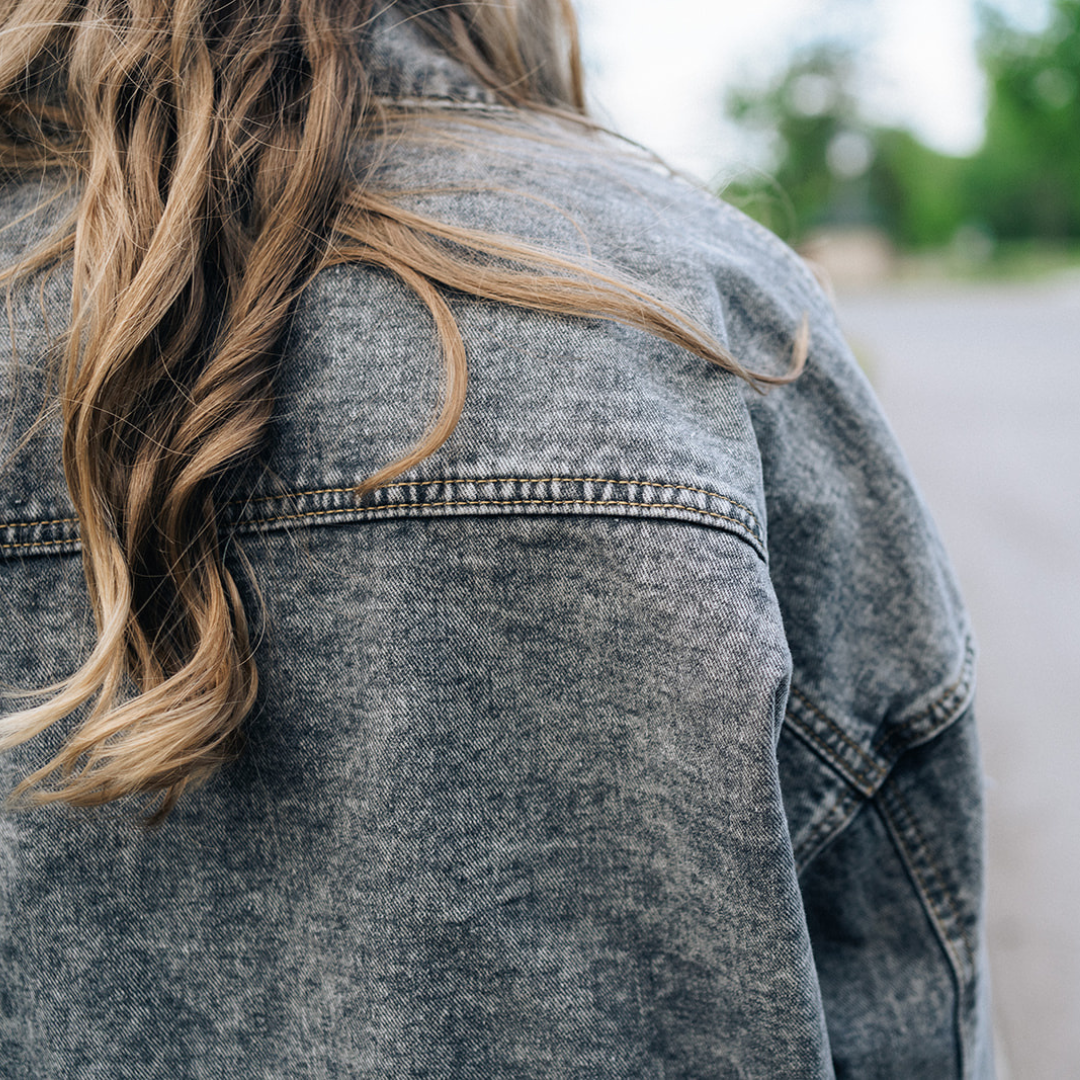 Leopard Denim Jacket
