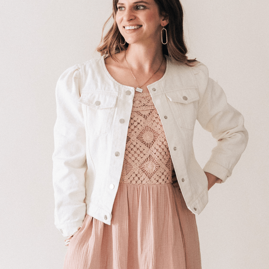 Dusty Rose Crochet Mommy & Me Dress - Women - HAHA MAMA Clothing