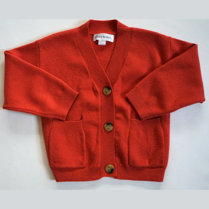 Rust Pocketed Cardigan - Infant