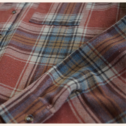 Lightweight Rust Flannel - Adult