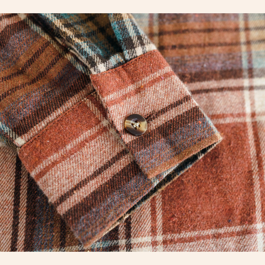 Lightweight Rust Flannel - Infant