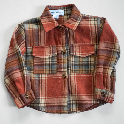 Lightweight Rust Flannel - Infant