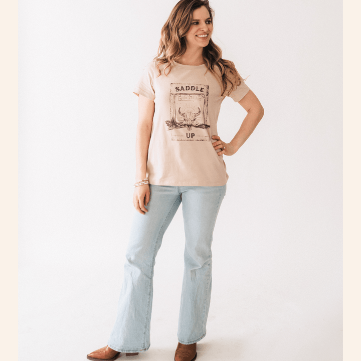 Saddle Up T-Shirt - Women's - HAHA MAMA Clothing