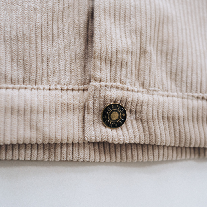 Sherpa Collar Bone Corduroy Jacket-Child