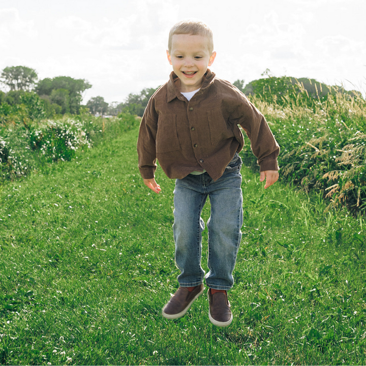 Cocoa Brown Corduroy Jacket- Child