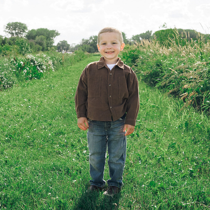 Cocoa Brown Corduroy Jacket- Child