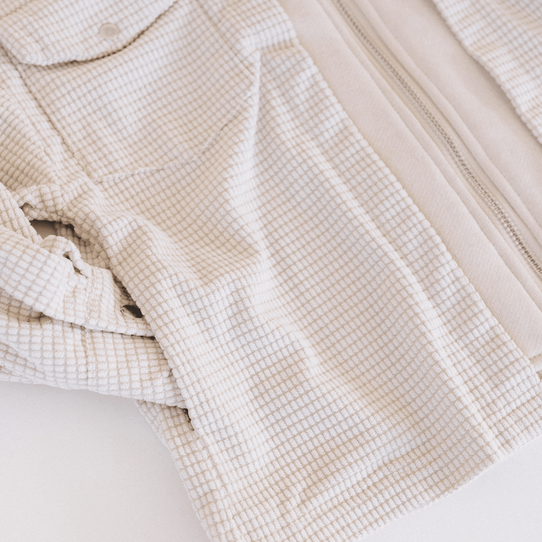 Textured Khaki Jacket - Mom & Son - HAHA MAMA Clothing