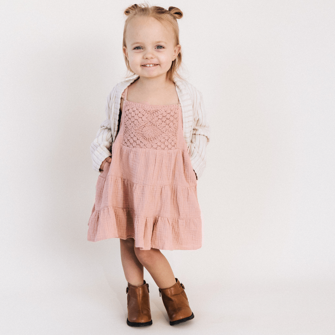 Button Down Cardigan - Child - HAHA MAMA Clothing