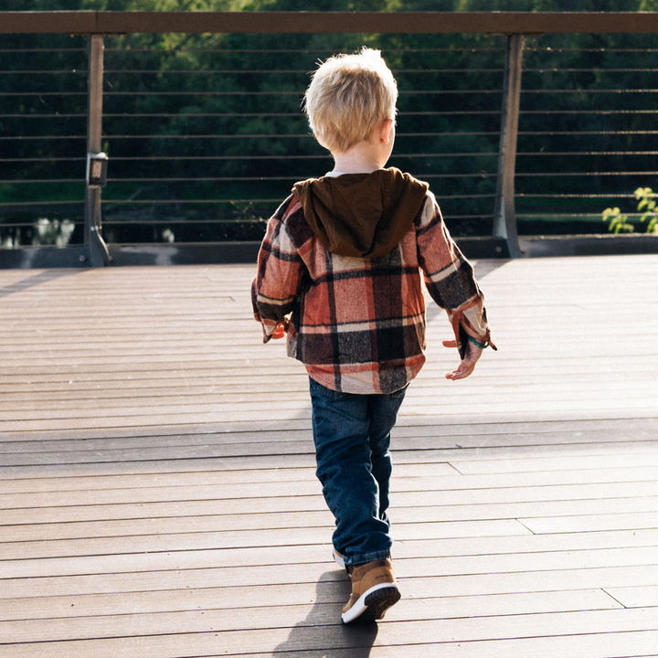 Rust & Brown Daddy & Son Flannels