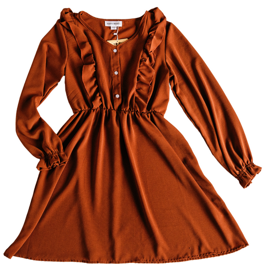 Toffee Brown Midi Mommy & Me Dresses - Women