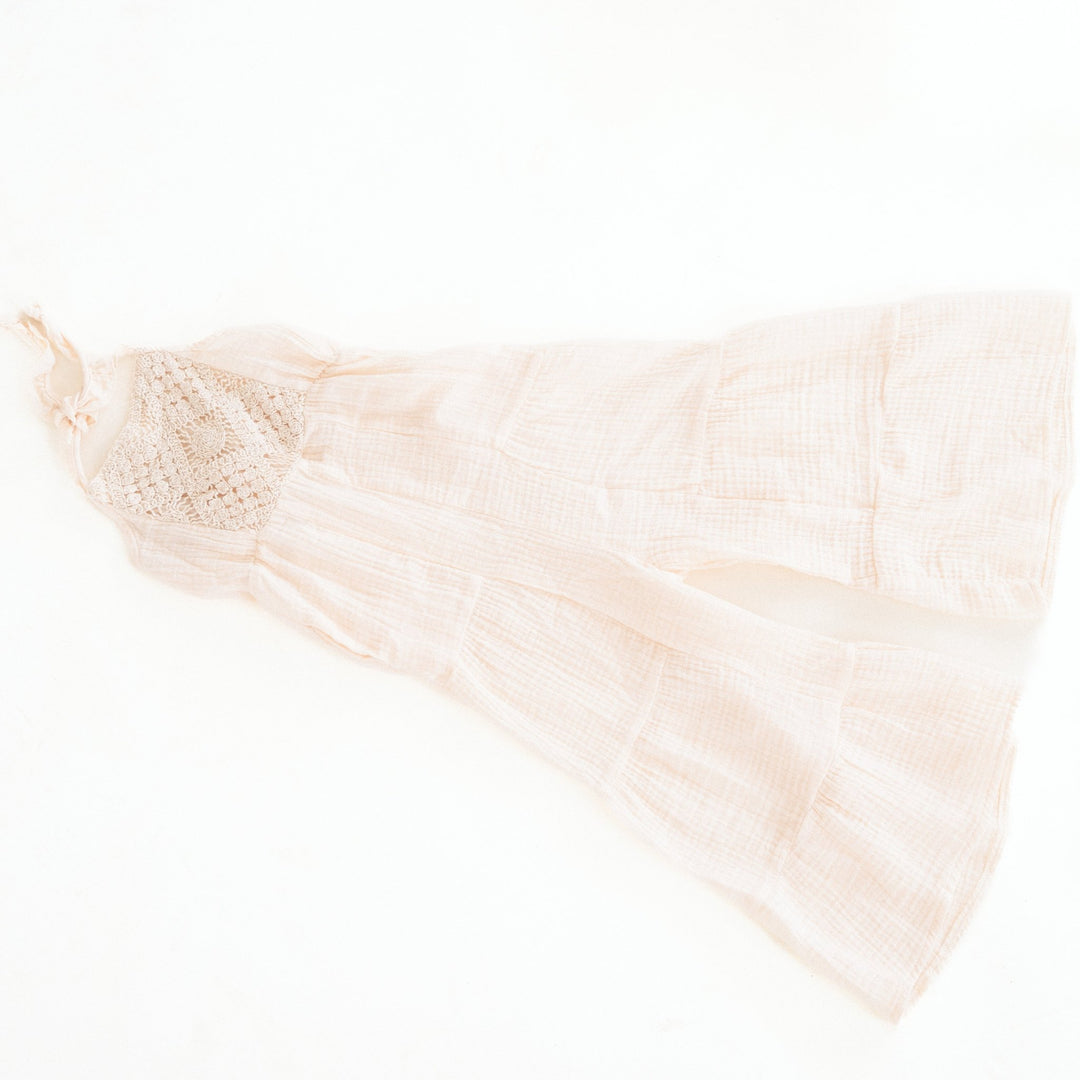 Soft White Crochet Mommy & Me Dresses - HAHA MAMA Clothing