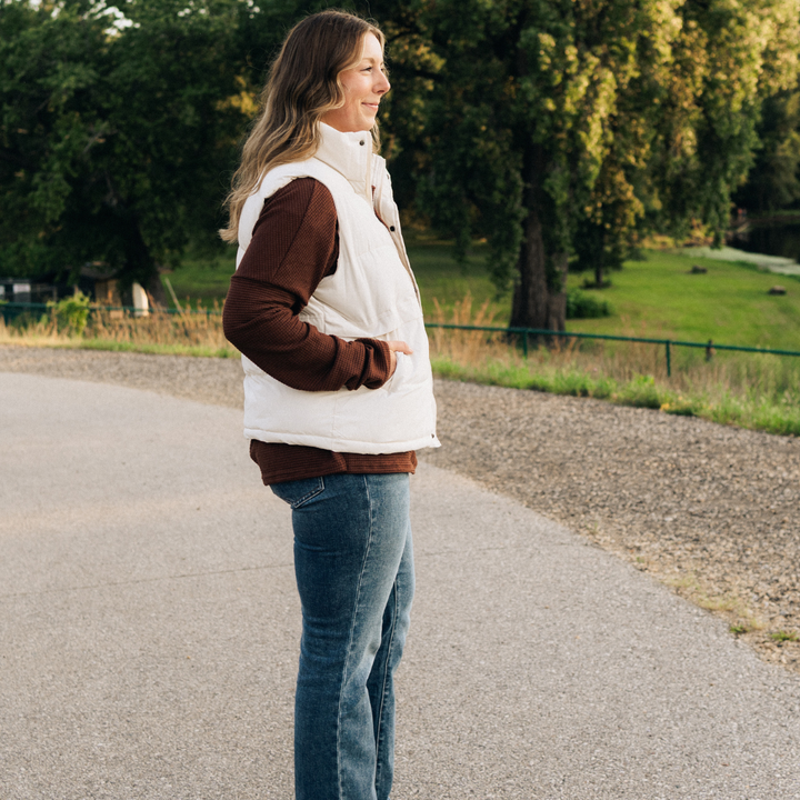 White Vest with Pockets