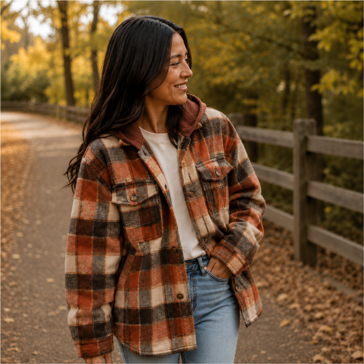 Rust & Brown Mommy & Me Flannels